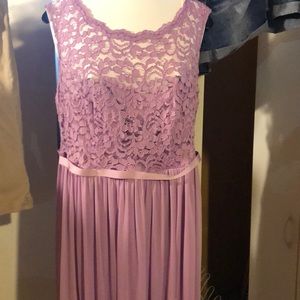 David’s bridal bridesmaid dress